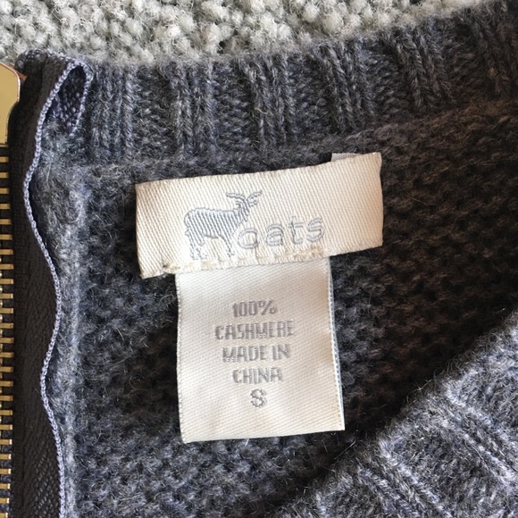 OATS Neiman Marcus Cashmere Sweater Gary S Small - Picture 3 of 4